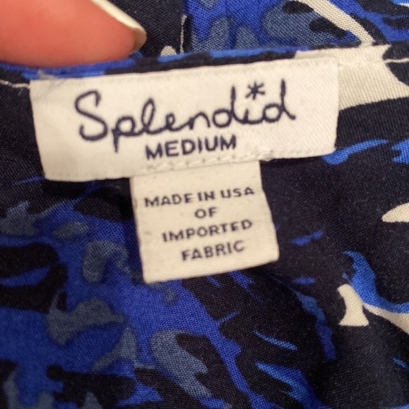 Splendid Women’s Floral Romper Size Medium - Picture 4 of 5